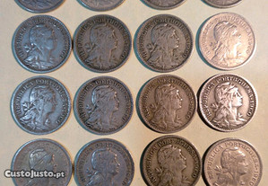 50 centavos 1960 alpaca - 17 moedas