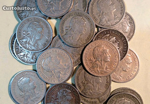 50 centavos 1957 - 30 moedas