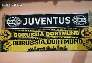Cachecol Oficial Juventus e Borussia Dortmund