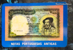 Tenho 20 calendários de notas Portuguesas antigas, desde 1942 até 1999