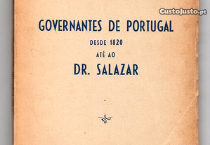 Governantes de Portugal até Salazar