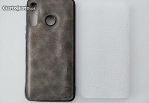 Huawei P30 lite 1x capa efeito pele + 3x peliculas vidro temprado