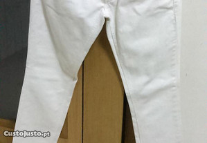 calça ganga branca
