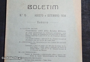 Escola Central de Oficiais 15 - Boletim 1934
