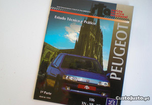 Livro RTA manual técnico Peugeot 106 automóvel