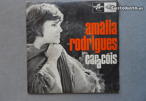 Disco single vinil Amália Rodrigues - Caracóis