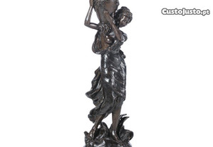 Figura Feminina Francesa Bronze