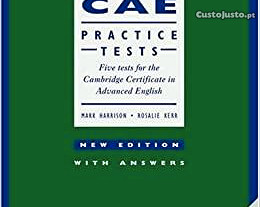 Livro CAE Practice Tests 5 for Cambridge COMO NOVO