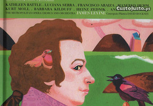 Dvd A Flauta Mágica - ópera - livro + dvd