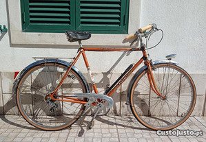 Bicicleta Peugeot homem vintage 650b laranja