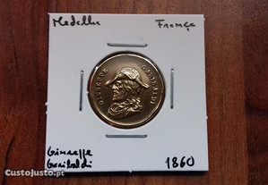 Medalha Francesa 1860 - Guiseppe Garibaldi