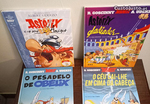 Astérix e Obelix - livros capa dura