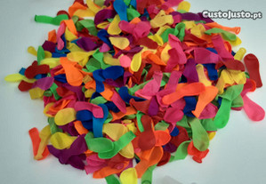 Pack 500 Balões de Água Coloridos Carnaval Brincadeiras de Verão