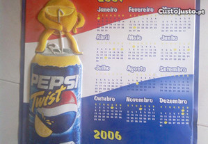 Calendário Pepsi Twist 2006 2007