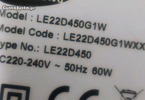 Samsung le22d450 para peças