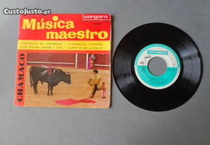 Disco vinil single - Música Maestro - Chamaco