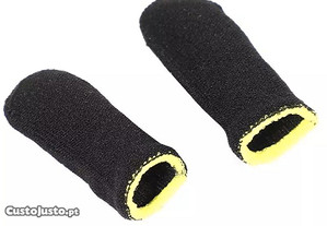 Luvas de jogo de 18 pinos preto / amarelo para tela sensível ao toque 2 peças