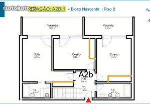 Apartamento - 176 m2 - T3