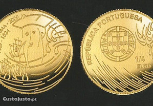 Espadim - Moeda de 1/4 de euro de 2009 - Ouro