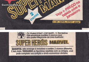 Cromos - Super-Hérois Marvel 1991