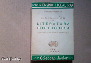 Lições elementares de Literatura Portuguesa