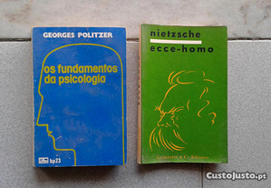 Obras de Georges Politzer e Nietzsche