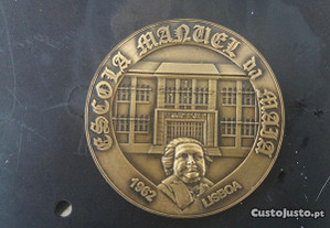 Medalha Bronze Escola Marquez da Maia c/ caixa