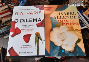 Obras de B.A. Paris e Isabel Allende