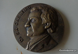 Medalha em Bronze comorativa Sá Carneiro
