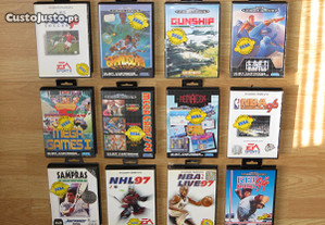 Mega Drive 30J: MK2/ 3, RBI, Smash, T2, Wwf, +