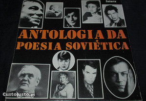 Livro Antologia da Poesia Soviética 1ª edição 1973