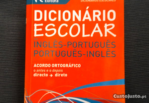 Dicionário Escolar de Português-Inglês-Português