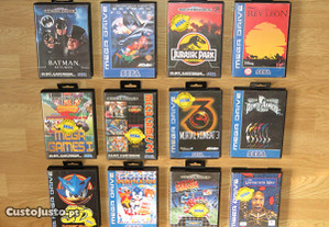 Mega Drive: 20J; Batman, Lion King, Sonic3D, T2, +