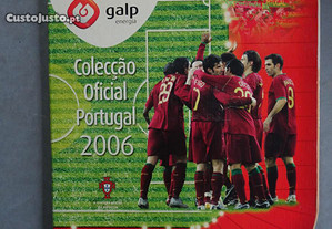 Caderneta de cromos de futebol Galp Coleção oficial Portugal 2006