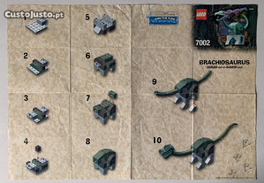 LEGO 7002: Manual / Panfleto de Instruções