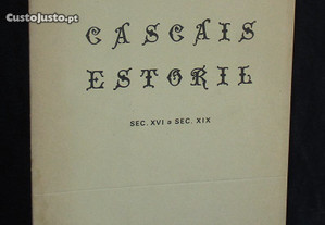 Livro Gravuras Cascais Estoril Séc. XVI a Séc. XIX Portugal 