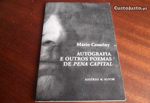 "Autografia e Outros Poemas de Pena Capital" de Mário Cesariny - Edição de 2007