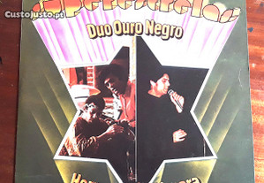 LP Vinil Duo Ouro Negro / Hermano da Câmara (Super Estrelas da Música Portuguesa) 1986