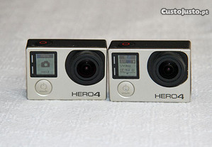2-GoPro HERO 4 Silver Edition, 2-GoPro HERO 4 Black edition