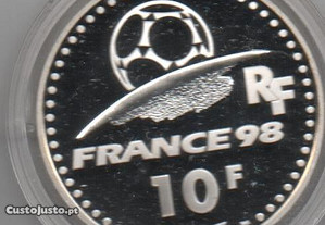 França - 10 Francs 1997 - prata Proof - "Itália"