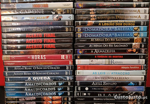 lote de 250 filmes em dvd mais de 50 selados