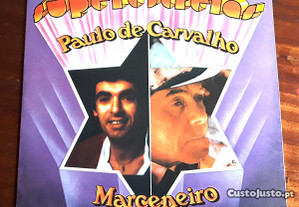 LP Vinil Paulo de Carvalho / Alfredo Marceneiro (Super Estrelas da Música Portuguesa) 1986