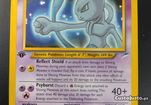 Carta Pokémon Shining Mewtwo 1st edition
