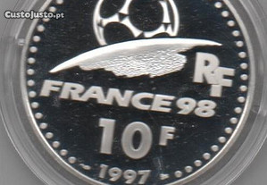 França - 10 Francs 1997 -prata Proof - "Argentina"