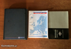 Livros Manuais Bolsa Nissan Sunny N14-1992