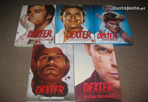 5 Temporadas em DVD da série "Dexter"