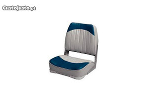 Banco Rebatível Cinza/Azul Marinho- Wise Seating