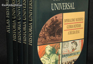 Livro História Universal e Atlas Histórico Da Pré História Aos Nossos Dias