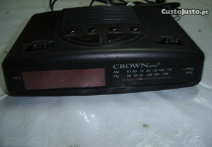 Rádio Despertador CROWN (CRL 338)