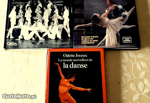 Livros sobre Ballet em Francês - Excelente estado - Anos 80